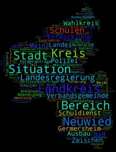 Kleine Anfragen WordCloud, November 2016, Rheinland-Pfalz, Alle Parteien